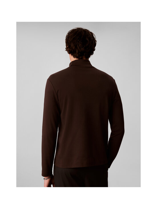 Calvin Klein Menswear - Lightweight Supima Rollneck polo krekls - BKC BLACK COFFEE | Stockmann - photo 5