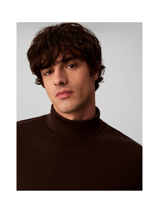 Calvin Klein Menswear - Lightweight Supima Rollneck polo krekls - BKC BLACK COFFEE | Stockmann - photo 6