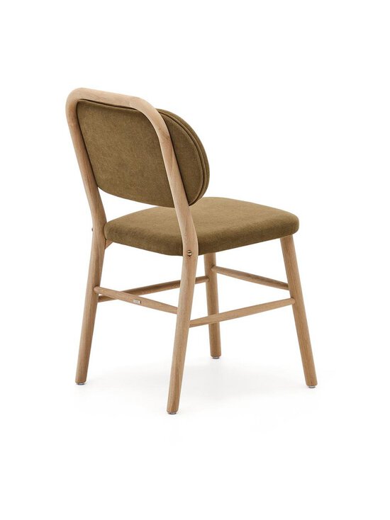 Kave Home - Helda-tuoli vihreä chenille-kangas / tammi - GREEN | Stockmann - photo 3