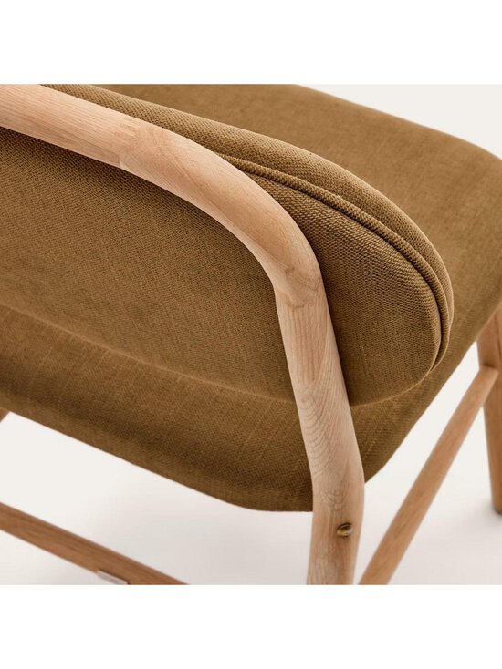 Kave Home - Helda-tuoli vihreä chenille-kangas / tammi - GREEN | Stockmann - photo 5