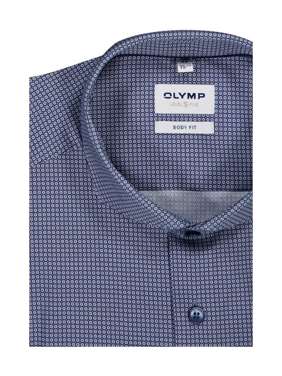 Olymp - All Over Circle Print Body fit -kauluspaita - 18 MARINE | Stockmann - photo 2