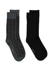 GANT - G Monogram -sukat 2-pack, lahjapakkaus - 5 BLACK | Stockmann
