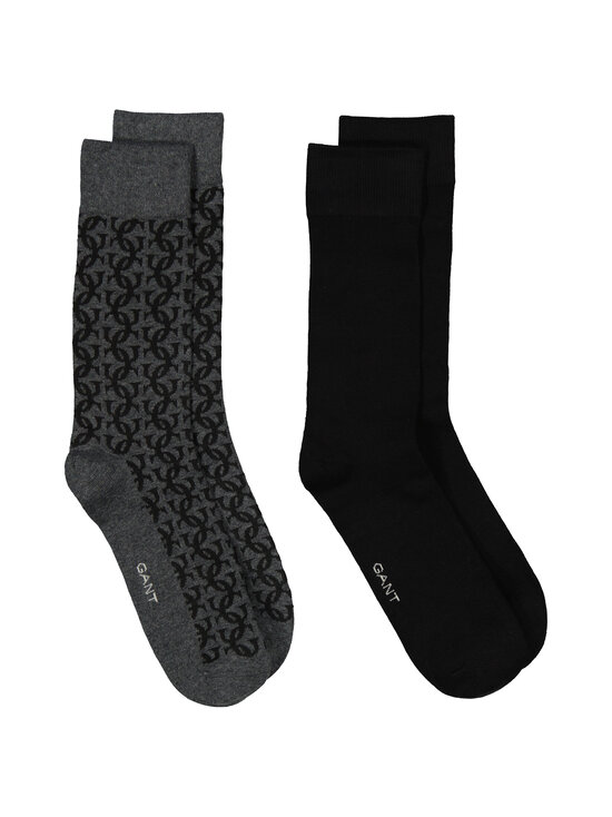 GANT - G Monogram -sukat 2-pack, lahjapakkaus - 5 BLACK | Stockmann - photo 1