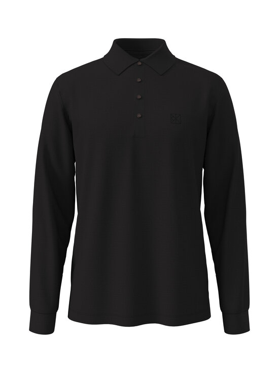 Calvin Klein Menswear - Double Face Rib -pikeepaita - UB1 BLACK | Stockmann - photo 1