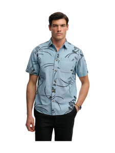 Superdry - Triiksärk Vintage Loom - KAN MID WASH BLUE HAWAIIAN | Stockmann