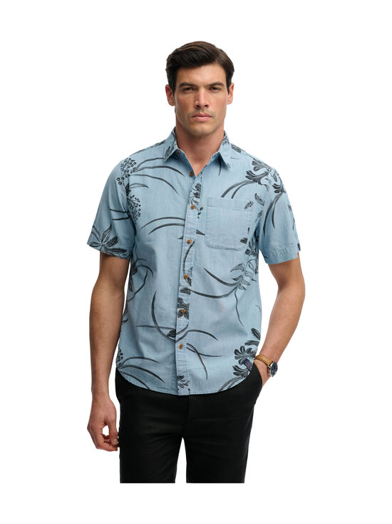 Superdry - Triiksärk Vintage Loom - KAN MID WASH BLUE HAWAIIAN | Stockmann - photo 1