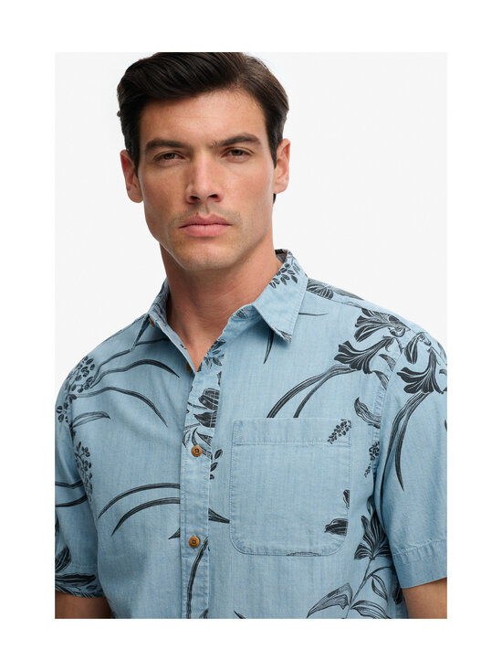 Superdry - Triiksärk Vintage Loom - KAN MID WASH BLUE HAWAIIAN | Stockmann - photo 3