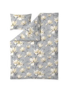 Finlayson - Magnolia-satiinipussilakanasetti - GREY/YELLOW | Stockmann