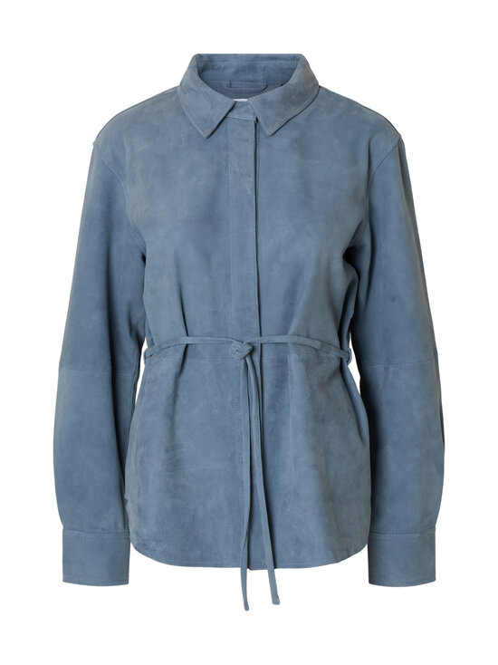 Selected - SlfFia Suede -mokkanahkapaita - BLUE MIRAGE | Stockmann - photo 1