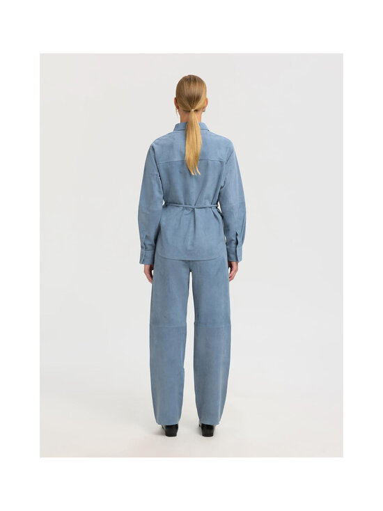 Selected - SlfFia Suede -mokkanahkapaita - BLUE MIRAGE | Stockmann - photo 2