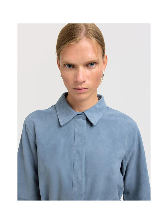 Selected - SlfFia Suede -mokkanahkapaita - BLUE MIRAGE | Stockmann - photo 6