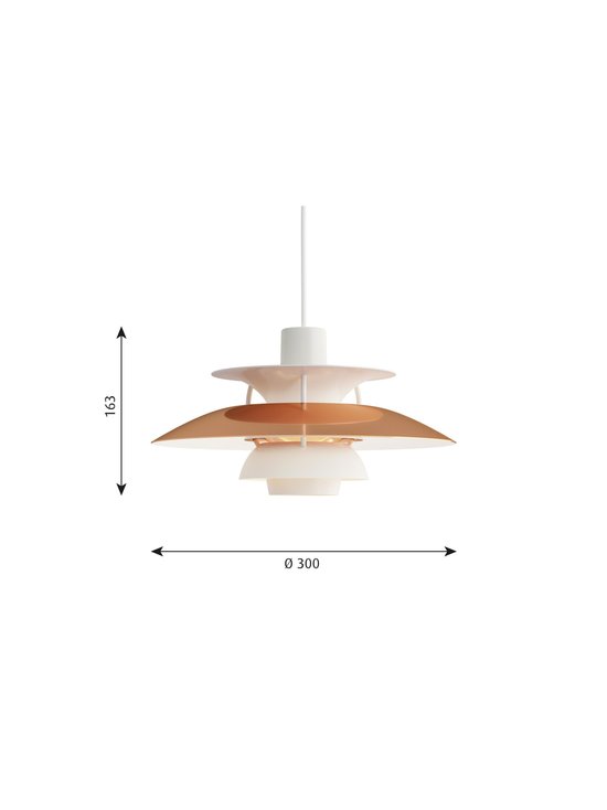 Louis Poulsen - PH 5 Mini -kattovalaisin 30 cm - COPPER - photo 2 Louis Poulsen - PH 5 Mini -kattovalaisin 30 cm - COPPER | Stockmann - photo 2