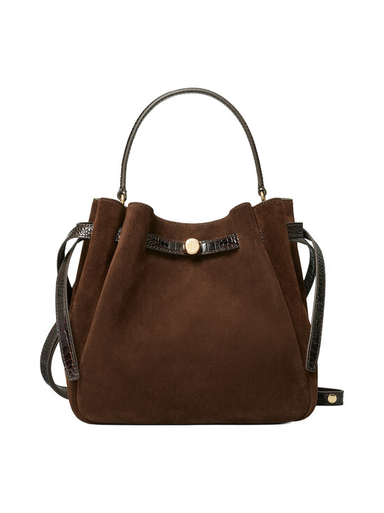 Tory Burch - Kott  Romy Suede Bucket - 200 DARK COCOA | Stockmann - photo 1