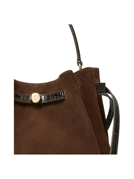 Tory Burch - Kott  Romy Suede Bucket - 200 DARK COCOA | Stockmann - photo 4