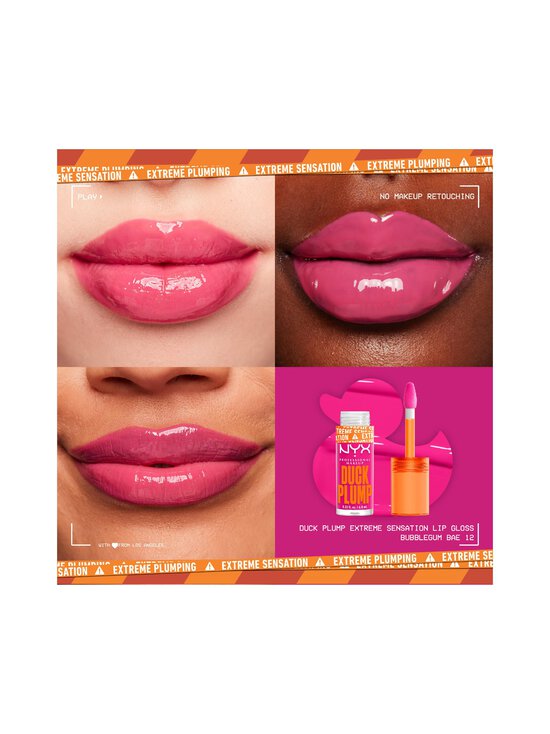 NYX Professional Makeup - Huulevärv Duck Plump Lip Lacquer - 12 BUBBLEGUM BAE | Stockmann - photo 2