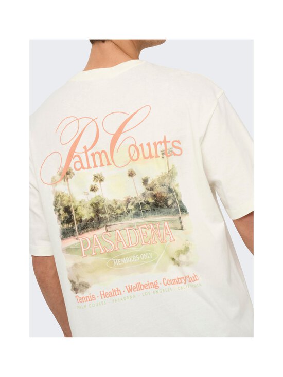 Only & Sons - OnsMilo Pasadena T-krekls - CLOUD DANCER PRINT:CLOUD COURTS - photo 7 Only & Sons - OnsMilo Pasadena T-krekls - CLOUD DANCER PRINT:CLOUD COURTS | Stockmann - photo 7