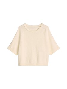 Marc O'Polo - Kampsun Pullover Shortsleeve - 1173 CREAMY WHITE | Stockmann