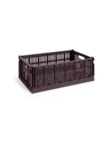 HAY - Colour Crate Large -säilytyslaatikko 34,5 x 53 x 18,5 cm - BORDEAUX | Stockmann