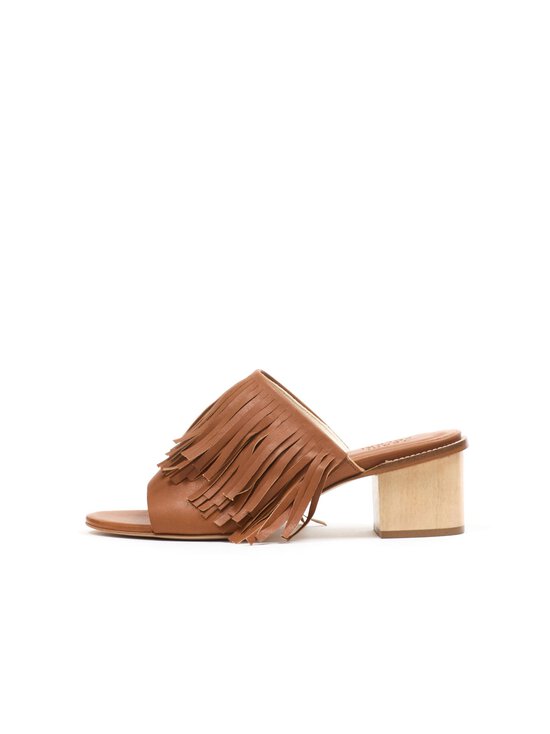 Terhi Pölkki - Texas Mule Block Heel -sandaalit - COGNAC | Stockmann - photo 1