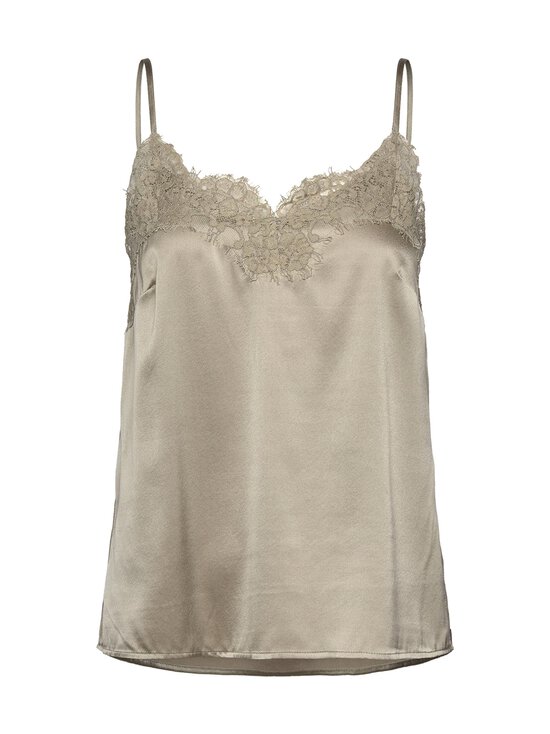 Rosemunde - RWJade Lace -naruolkaimellinen silkkitoppi - 163 ABBEY STONE | Stockmann - photo 1