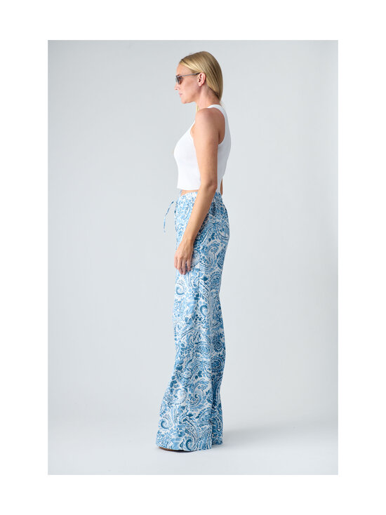 Lauren Ralph Lauren - Leveälahkeiset housut - WHITE/BLUE | Stockmann - photo 3