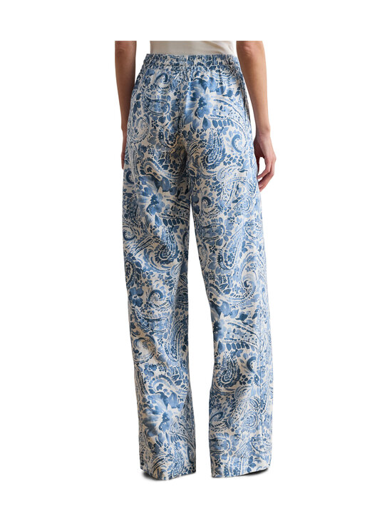 Lauren Ralph Lauren - Leveälahkeiset housut - WHITE/BLUE | Stockmann - photo 6