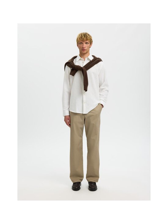 Selected - SlmRegClaus Regular Fit krekls ar apkakli - BRIGHT WHITE | Stockmann - photo 3
