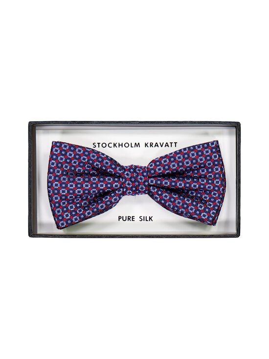 Stockholm Kravatt - Siidist kikilips Check - 6 BLUE/RED | Stockmann - photo 1