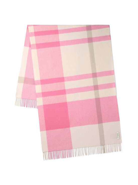 Mulberry - Large Check merīnvilnas šalle - J008 BLOSSOM PINK-GERANIU | Stockmann - photo 2