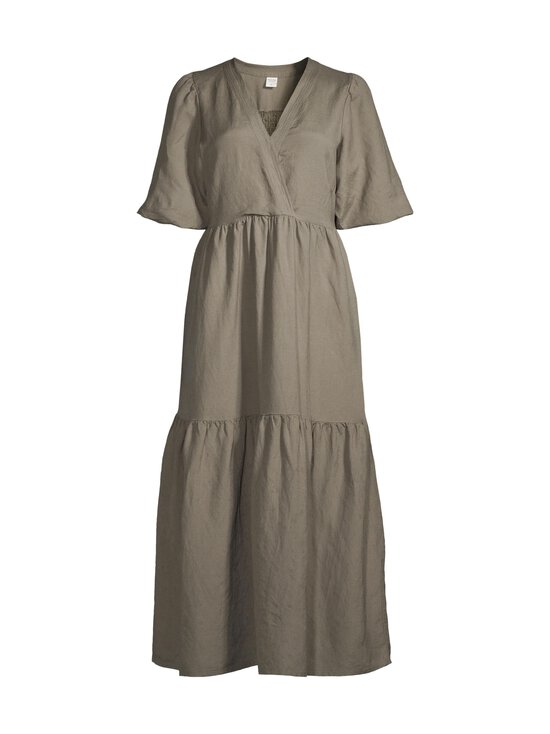 NOOM - Adriane-pellavasekoitemekko - KHAKI GREEN | Stockmann - photo 1