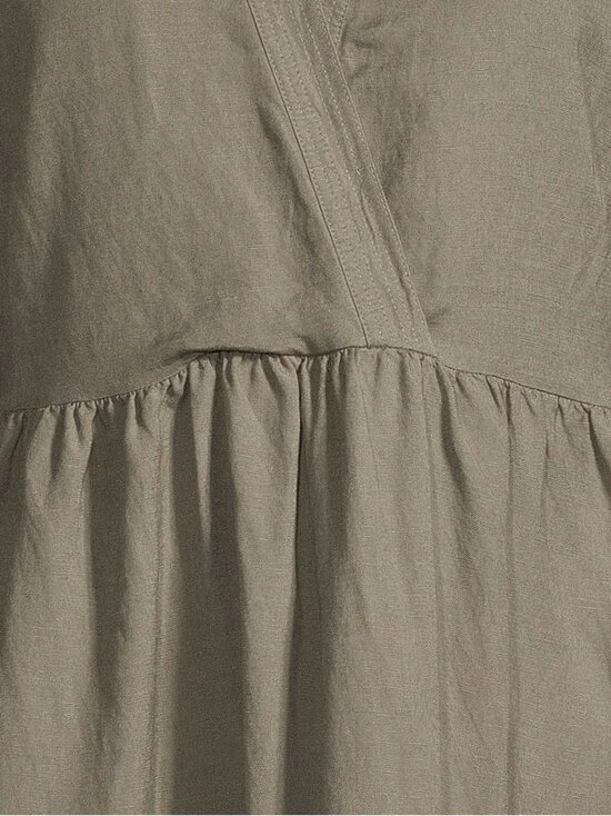 NOOM - Adriane-pellavasekoitemekko - KHAKI GREEN | Stockmann - photo 4