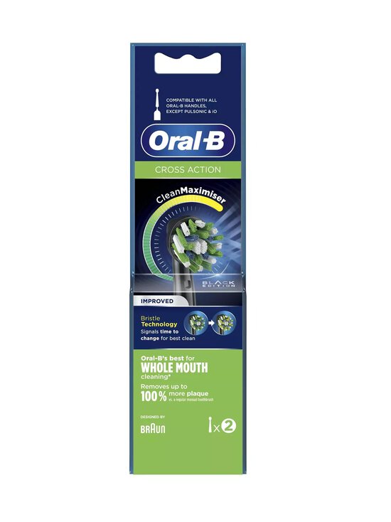 Oral-B - CrossAction CleanMaximiser -sähkohammasharjan vaihtoharjat 2-pack - BLACK - photo 2 Oral-B - CrossAction CleanMaximiser -sähkohammasharjan vaihtoharjat 2-pack - BLACK | Stockmann - photo 2