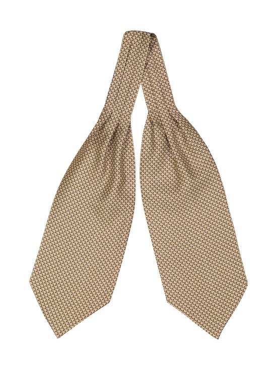 Stockholm Kravatt - Ascot Print Silk -solmiohuivi - 6 YELLOW/BROWN | Stockmann - photo 2