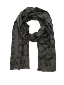 Coach - Signature C Border Stole -huivi - BLK 001 BLACK | Stockmann