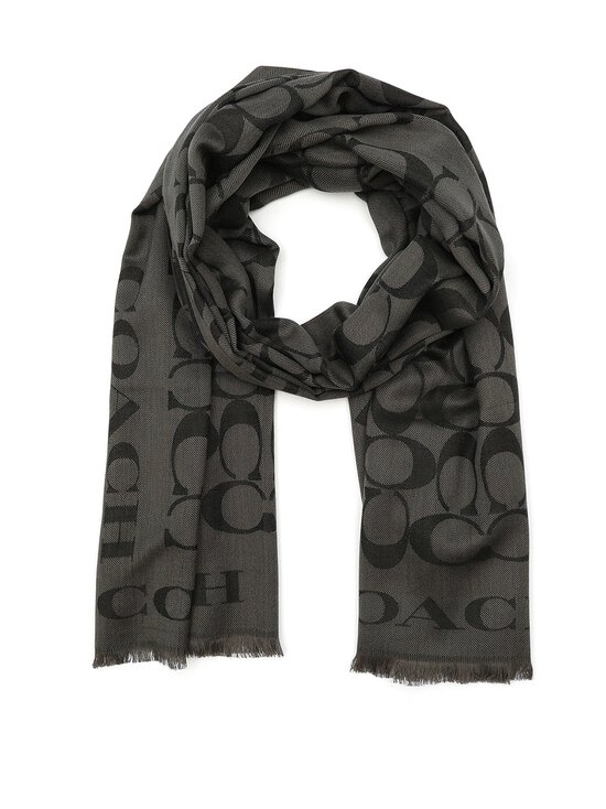 Coach - Signature C Border Stole -huivi - BLK 001 BLACK | Stockmann - photo 1