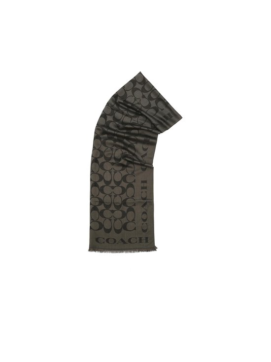 Coach - Signature C Border Stole -huivi - BLK 001 BLACK | Stockmann - photo 3
