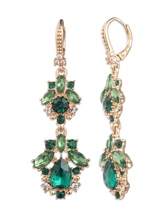 Marchesa - Emerald Drop-korvakorut - 340 GLD/ EMERALD | Stockmann - photo 1