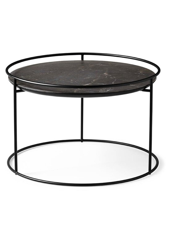Calligaris - Atollo-sohvapöytä musta/musta marmori ⌀ 62,5 cm - BLACK | Stockmann - photo 1