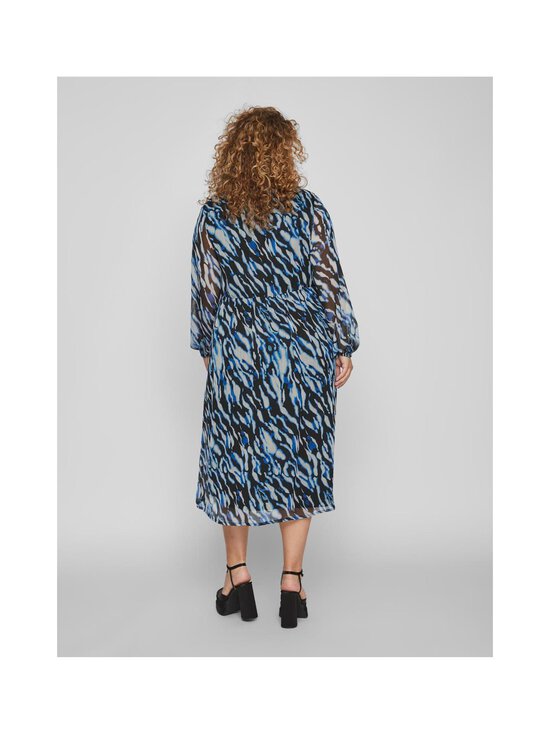 Vila Curve - ViFalia Wrap midi kleita - BLACK AOP:LUNA - photo 4 Vila Curve - ViFalia Wrap midi kleita - BLACK AOP:LUNA | Stockmann - photo 4