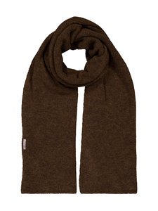 Stenströms - Alpaca Blend Solid -neulehuivi 40 x 190 cm - 280 DARK BROWN | Stockmann