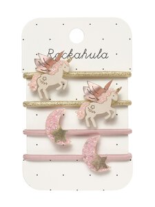 Rockahula - Magical Unicorn matu gumijas, 4 gab. iepakojums - WHITE | Stockmann