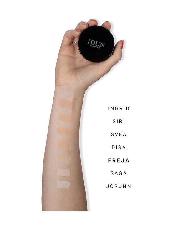 Idun Minerals - Mineral Powder Foundation -mineraalipuuterimeikkivoide - FREJA WARM LIGHT - photo 2 Idun Minerals - Mineral Powder Foundation -mineraalipuuterimeikkivoide - FREJA WARM LIGHT | Stockmann - photo 2