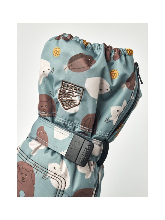 Hestra - Talvekindad Baby Zip Long - 239 SEA BLUE PRINT | Stockmann - photo 4
