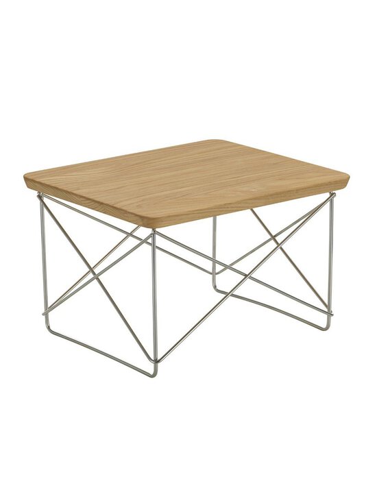 Vitra - Eames Occasional Table LTR -sivupöytä kastanja / ruostumaton teräs - BROWN | Stockmann - photo 1