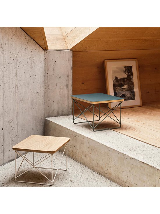 Vitra - Eames Occasional Table LTR -sivupöytä kastanja / ruostumaton teräs - BROWN | Stockmann - photo 4