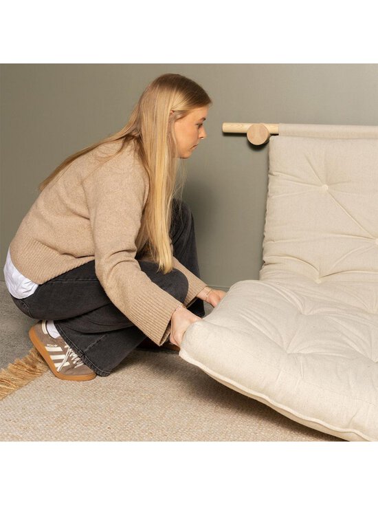 Karup - Hooked-futonsohva natural/mänty 135 x 200 cm - WHITE | Stockmann - photo 9