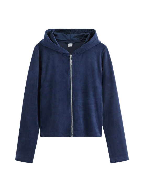 Lindex - Velūra jaka ar kapuci - 2150 BLUE | Stockmann - photo 1