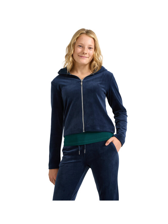 Lindex - Velūra jaka ar kapuci - 2150 BLUE | Stockmann - photo 3