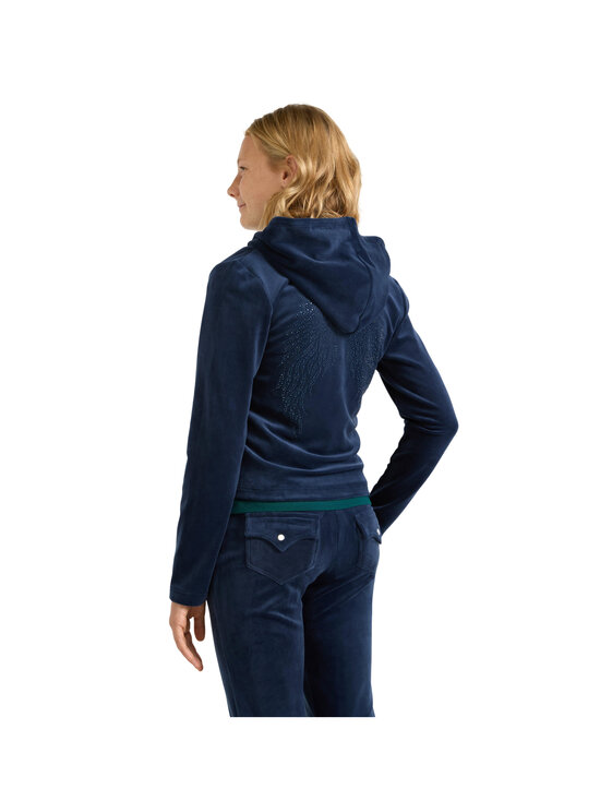 Lindex - Velūra jaka ar kapuci - 2150 BLUE | Stockmann - photo 4