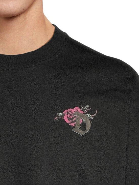 Diesel - Boggy Flower t-paita - BLACK BLACK BLACK 9XX | Stockmann - photo 4